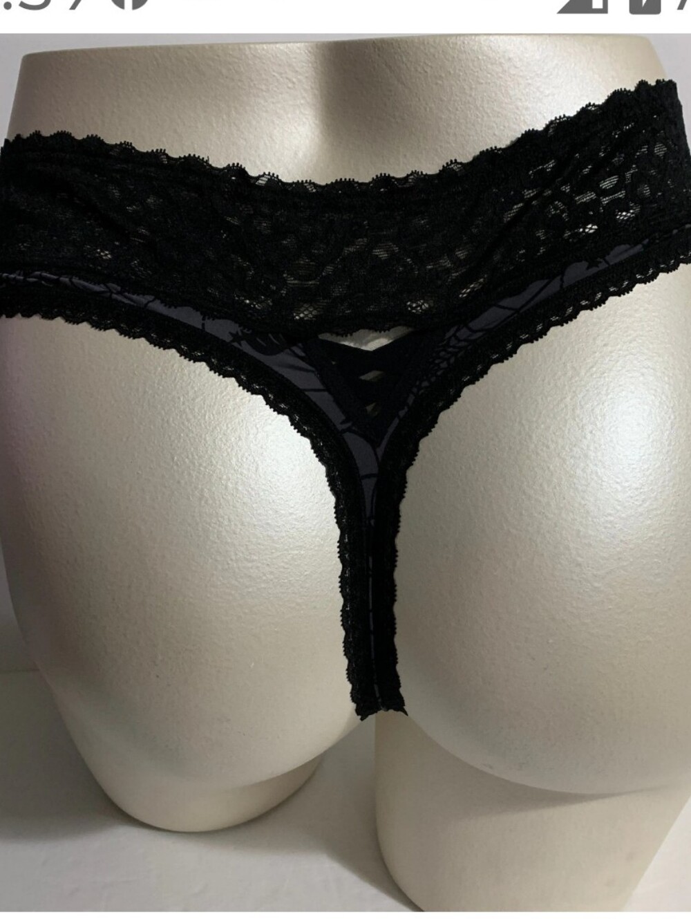 Torrid Black Lace Thong New With Tags